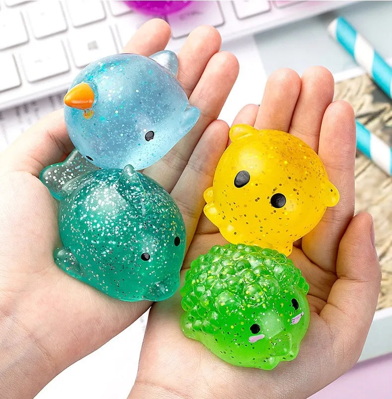 Large Mochi Animal Squishies | Animal Squishies | PlayfulSenses