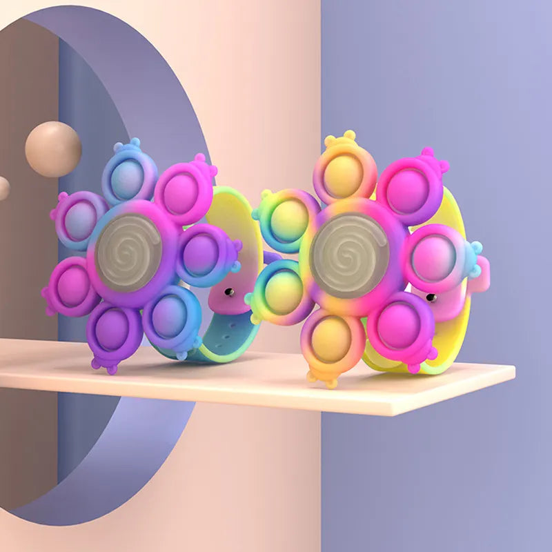 Spinning Pop Fidget Bracelet | Pop Fidget Bracelet | PlayfulSenses