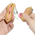 Squishy Peanut Fidget | Peas Keychain Fidget | PlayfulSenses