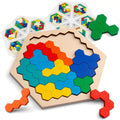 3D Hexagonal Wooden Puzzles | Wooden Hexagonal Puzzles | PlayfulSenses
