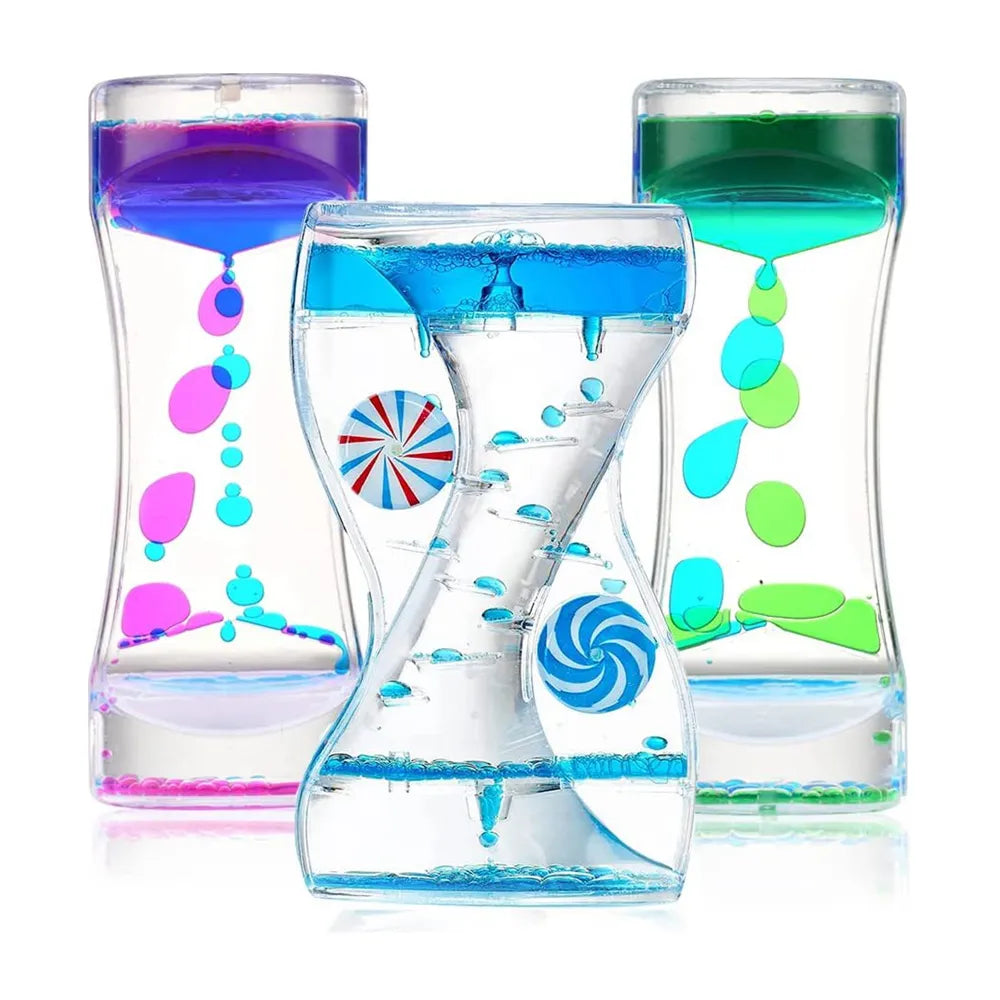 Wheel Motion Hourglass | Windmill Liquid Timer | PlayfulSenses