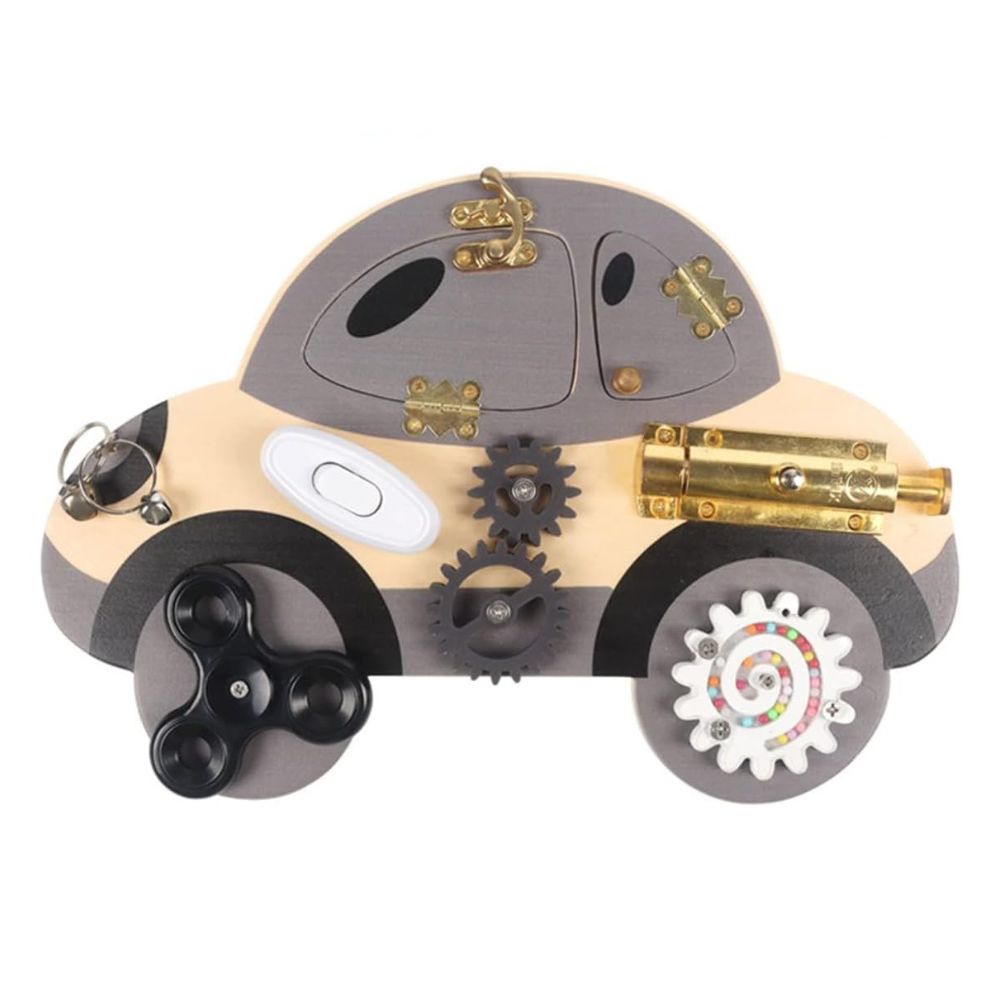 Wooden Car Busy Board