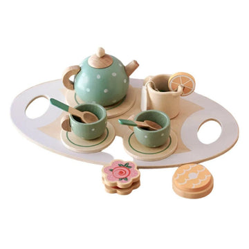 Wooden Afternoon Tea Set
